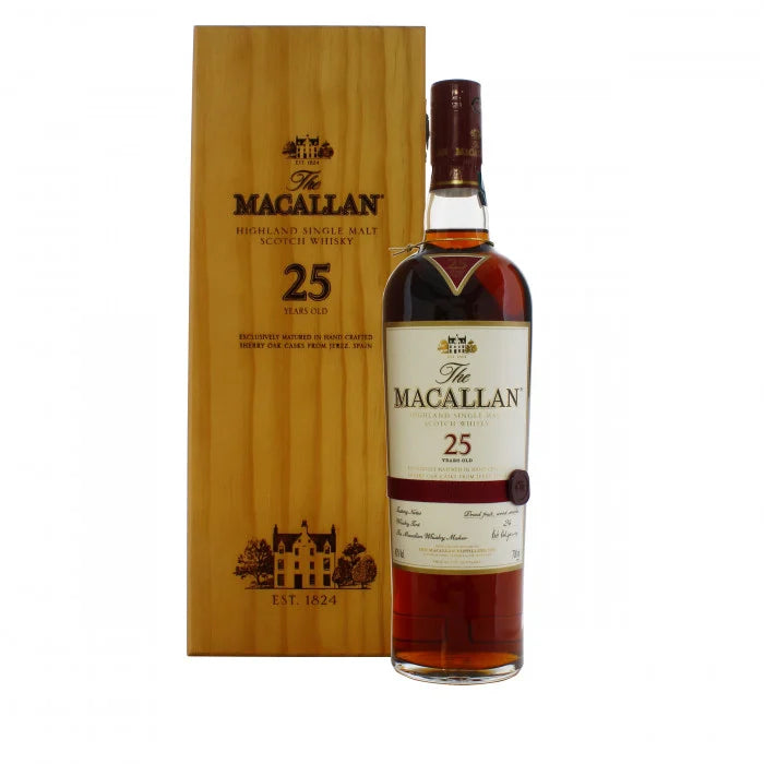 Macallan 25 Year Old Sherry Oak Pre 2018 70cl 43% abv